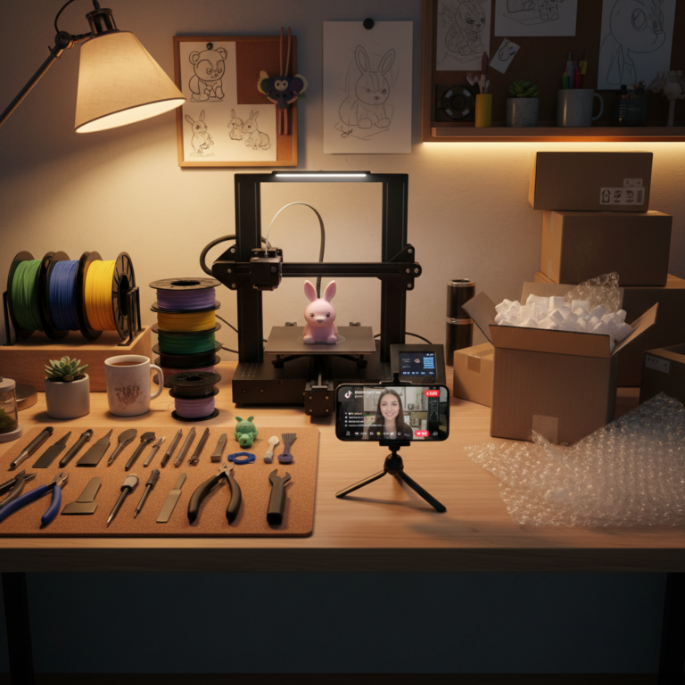 Live dabei: 3D‑Druck & Verpacken in Echtzeit auf TikTok