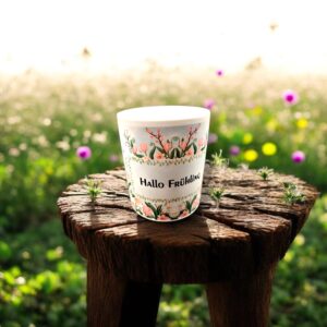 🌸 Frühlingszauber Keramiktasse – 330 ml (11 oz)