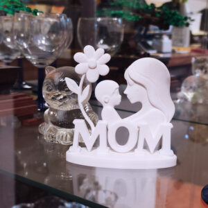 Mutter & Kind Dekoaufsteller – Geschenk mit Herz